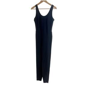 Athleta Aspiration Bodysuit Black Size Medium Tall Mesh Panels Ballet Yoga